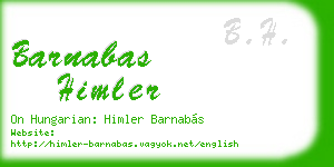 barnabas himler business card